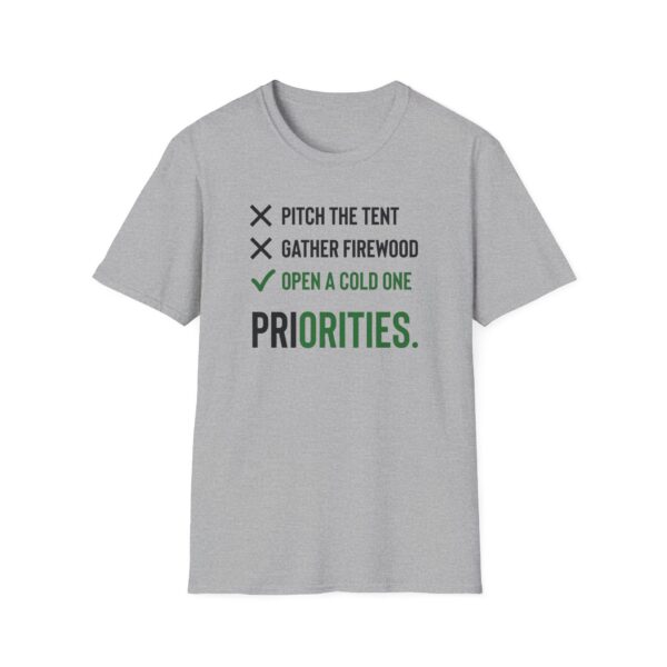 Open A Cold One Priorities T-shirt