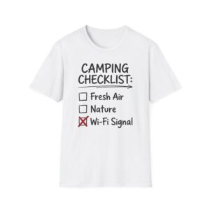Camping Checklist T-shirt