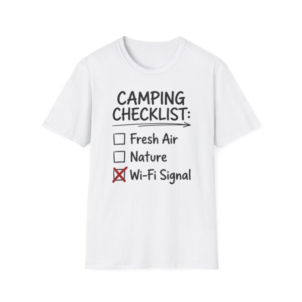 Camping Checklist T-shirt