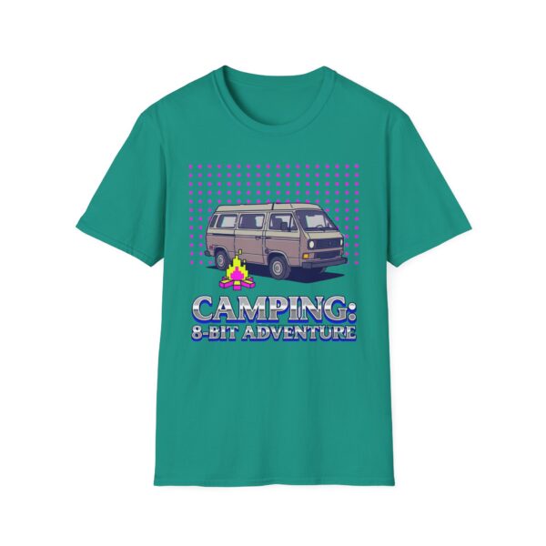 Camping 8-bit Adventure T-shirt