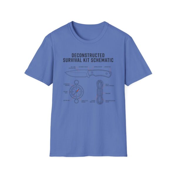 Deconstructed Survival Kit Schematic T-shirt