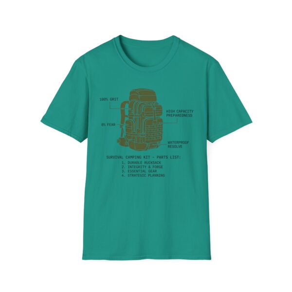Survival Camping Kit Parts List T-shirt