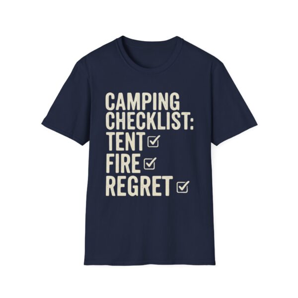 Camping Checklist Regret T-shirt