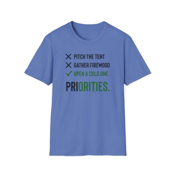 Open A Cold One Priorities T-shirt