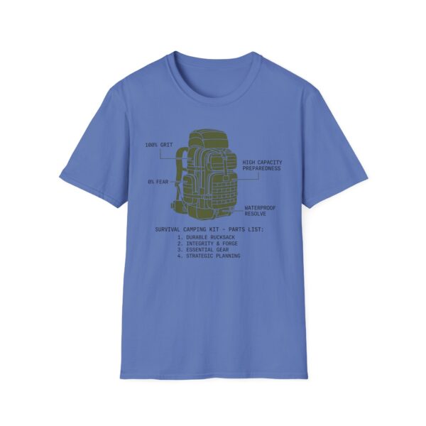 Survival Camping Kit Parts List T-shirt