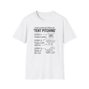 Instruction Manual Tent Pitching T-shirt