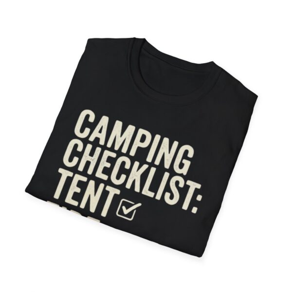 Camping Checklist Regret T-shirt
