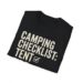 Camping Checklist Regret T-shirt