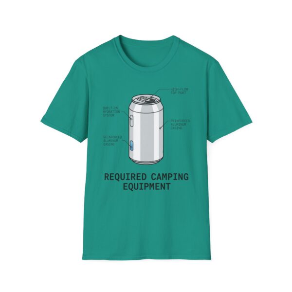 Required Camping Equipment Beer T-shirt