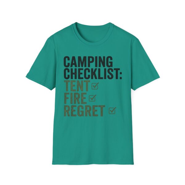 Camping Checklist Regret T-shirt