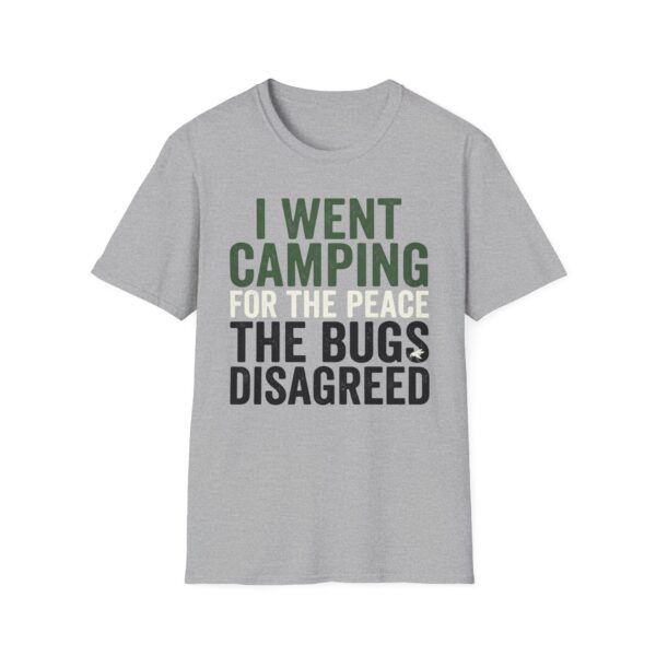 Went Camping For Peace Bugs Disagreed T-shirt