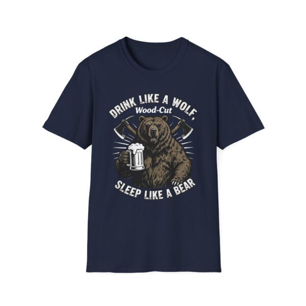 Drink Like A Wolf Sleep Like A Bear T-shirt
