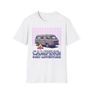 Camping 8-bit Adventure T-shirt