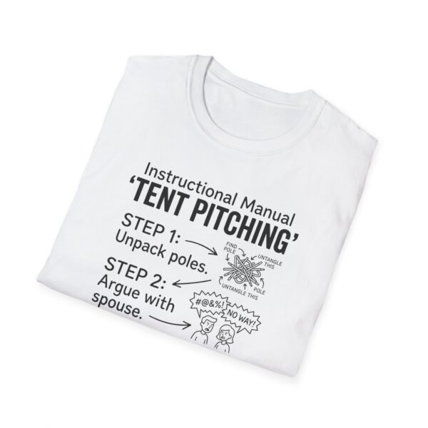 Instruction Manual Tent Pitching T-shirt