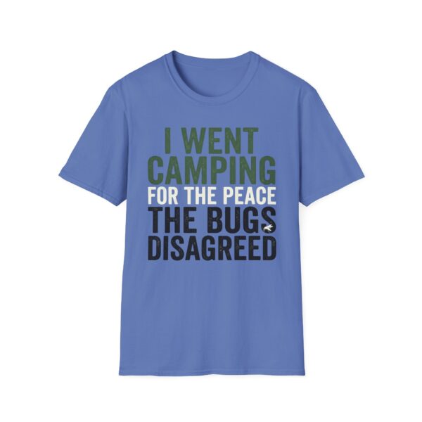 Went Camping For Peace Bugs Disagreed T-shirt