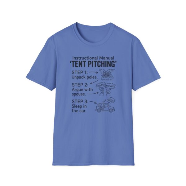 Instruction Manual Tent Pitching T-shirt
