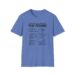 Instruction Manual Tent Pitching T-shirt