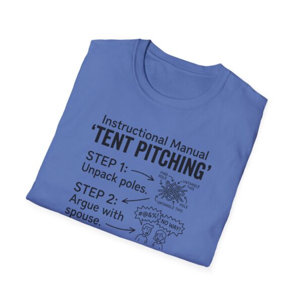 Instruction Manual Tent Pitching T-shirt