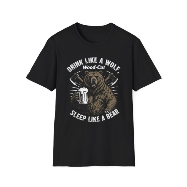 Drink Like A Wolf Sleep Like A Bear T-shirt