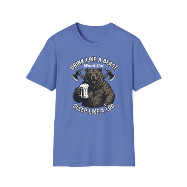 Drink Like A Beast Sleep Like A Log T-shirt
