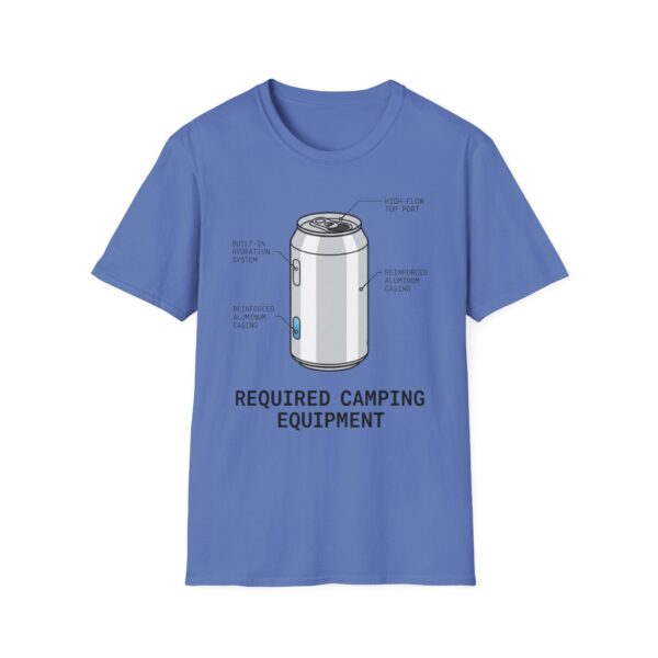 Required Camping Equipment Beer T-shirt