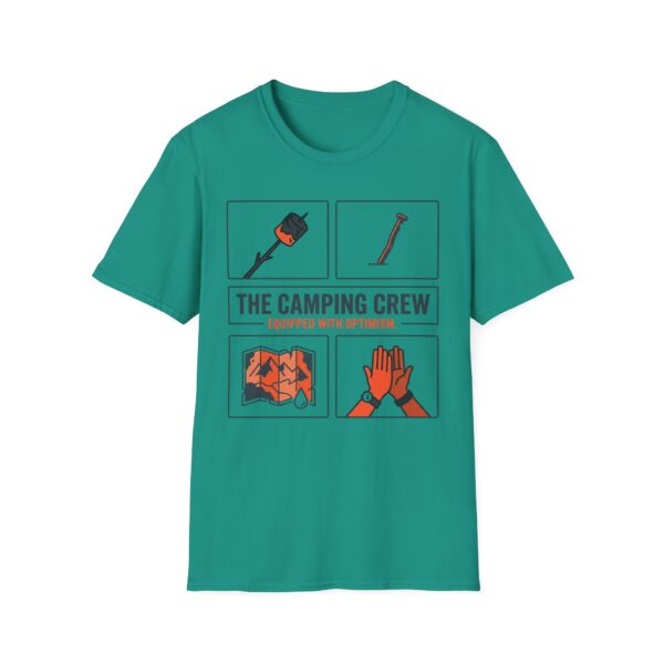 The Camping Crew Equipped With Optimism T-shirt