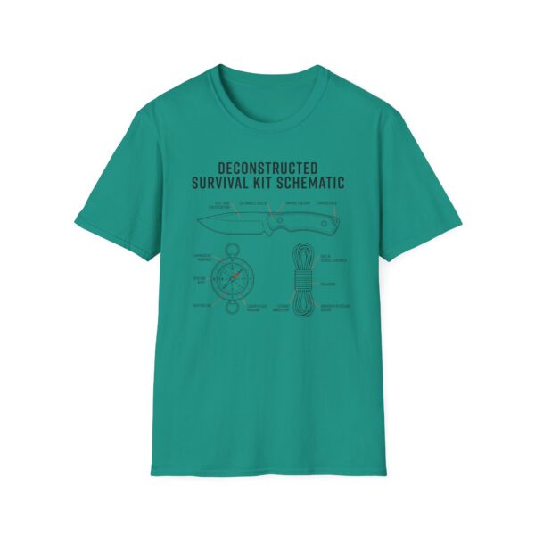 Deconstructed Survival Kit Schematic T-shirt