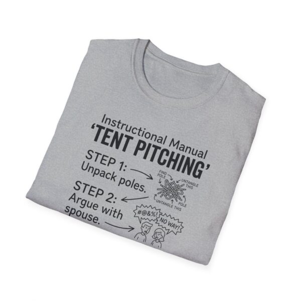 Instruction Manual Tent Pitching T-shirt