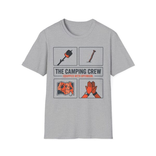 The Camping Crew Equipped With Optimism T-shirt