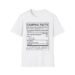Camping Facts Amount Per Serving T-shirt