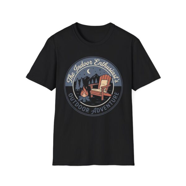 Indoor Enthusiast's Outdoor Adventure T-shirt