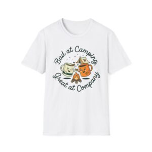 Bat At Camping Great At Company T-shirt