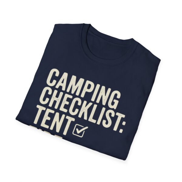 Camping Checklist Regret T-shirt