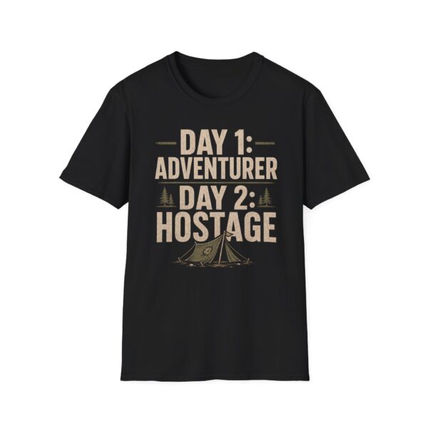 Day 1 Adventurer Day 2 Hostage T-shirt
