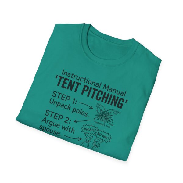 Instruction Manual Tent Pitching T-shirt