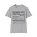 Bad Camper Facts Table T-shirt