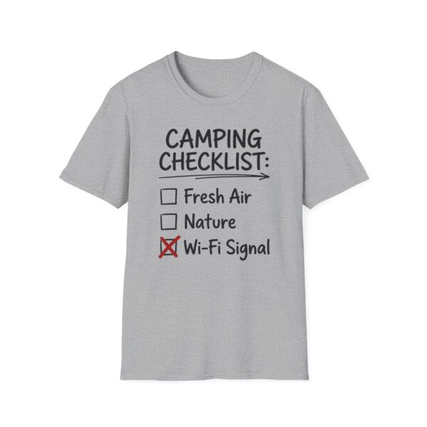 Camping Checklist T-shirt